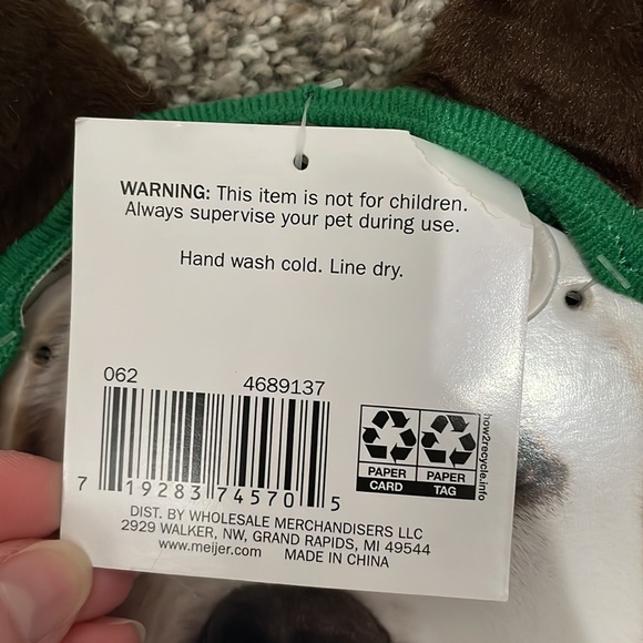 Dog Reindeer Hat Headband - Picture 4 of 7